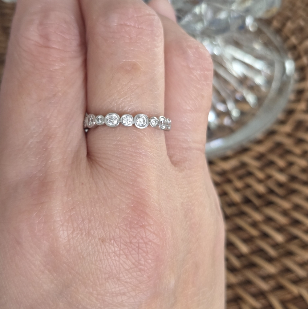 Platinum Hearts On Fire Diamond Ring